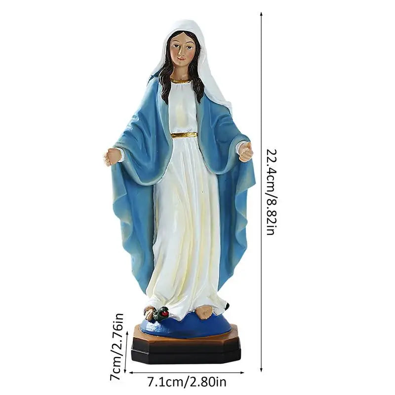 Blessed Virgin Mary Our Lady Of Grace Home Catholic Statue, Religious Gift Home Decoration For Garden Home Cemetery Gravestone