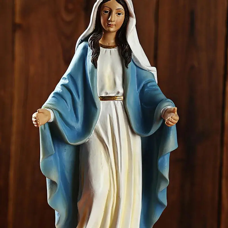 Blessed Virgin Mary Our Lady Of Grace Home Catholic Statue, Religious Gift Home Decoration For Garden Home Cemetery Gravestone